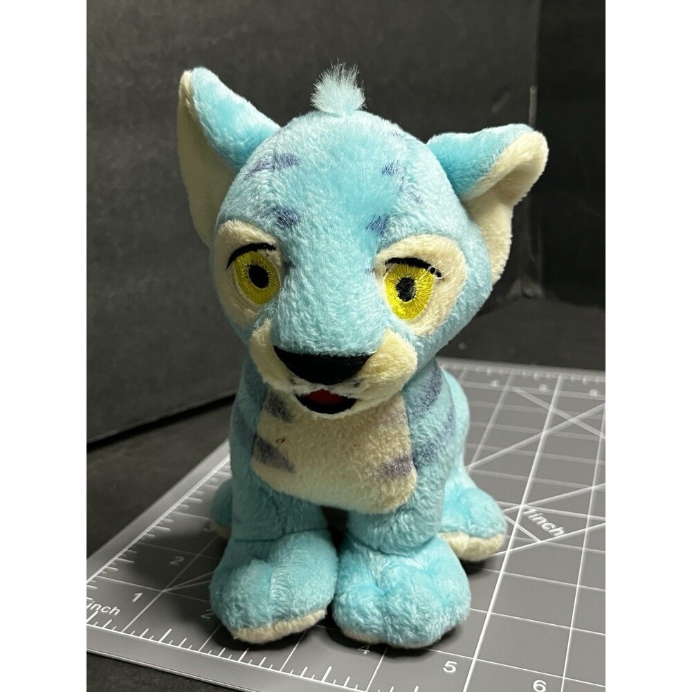 Neopets 6" Blue Kougra Plush Stuffed Animal 2003 Vintage HTF Torn Tag